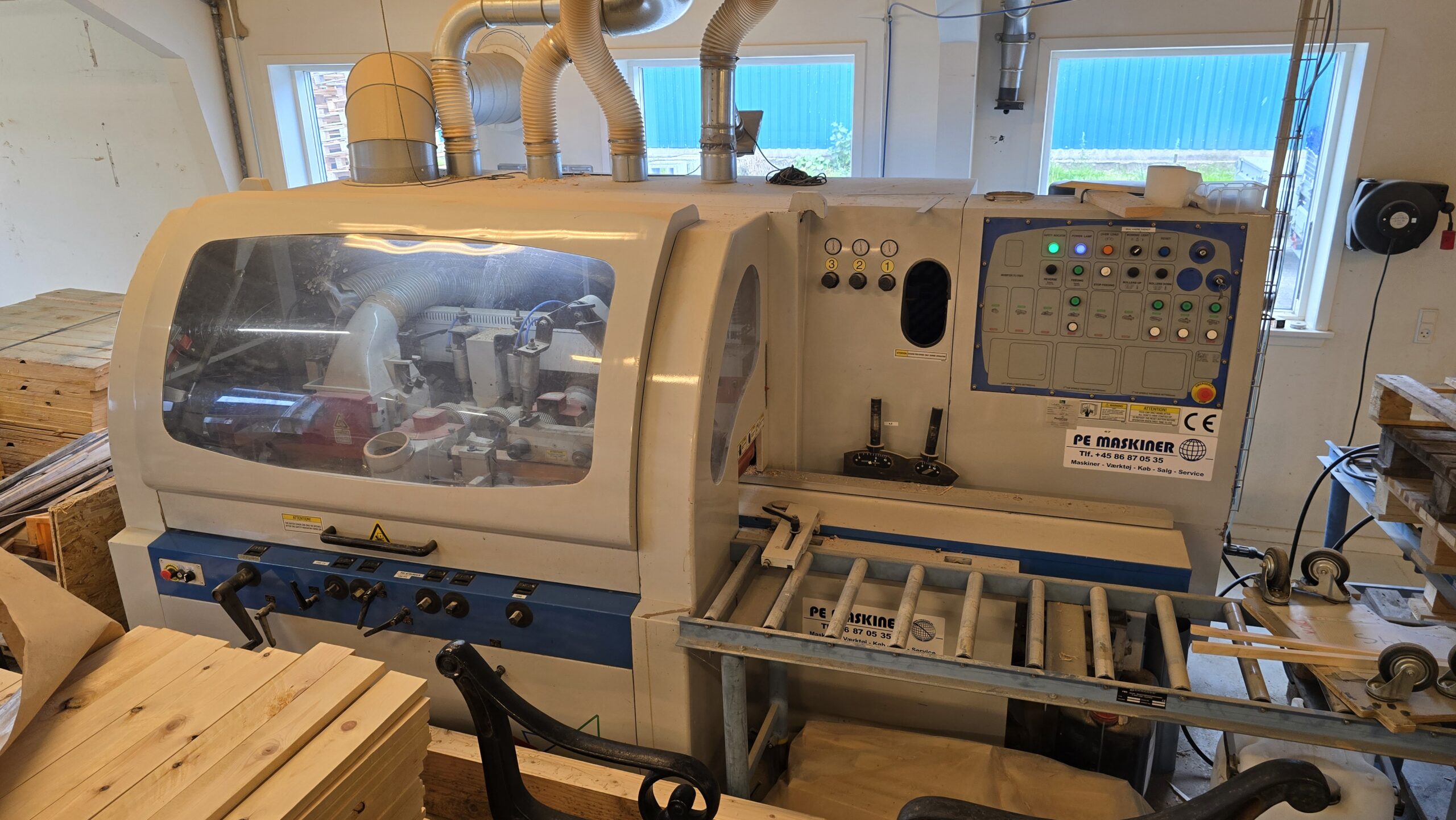 SK RMM 420 Kehlemaskine med 4 spindler